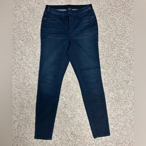 Simply Vera Verawang Mid-Rise Shaping Denim Leggings Size 8